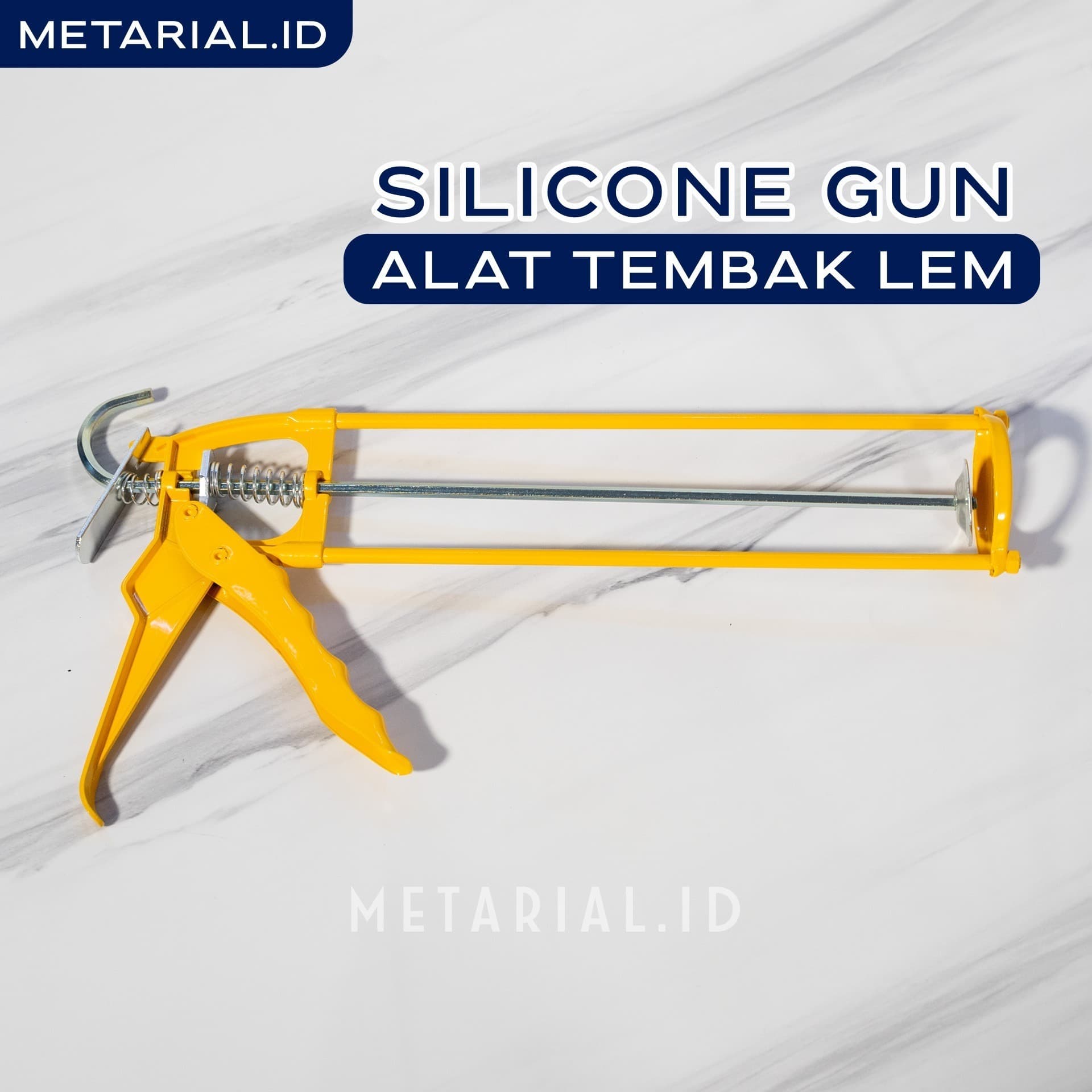 Alat Tembak [BAHAN METAL] Lem Silikon / Silicone Sealant / Lem Kaca / SILICONE GUN TABUNG