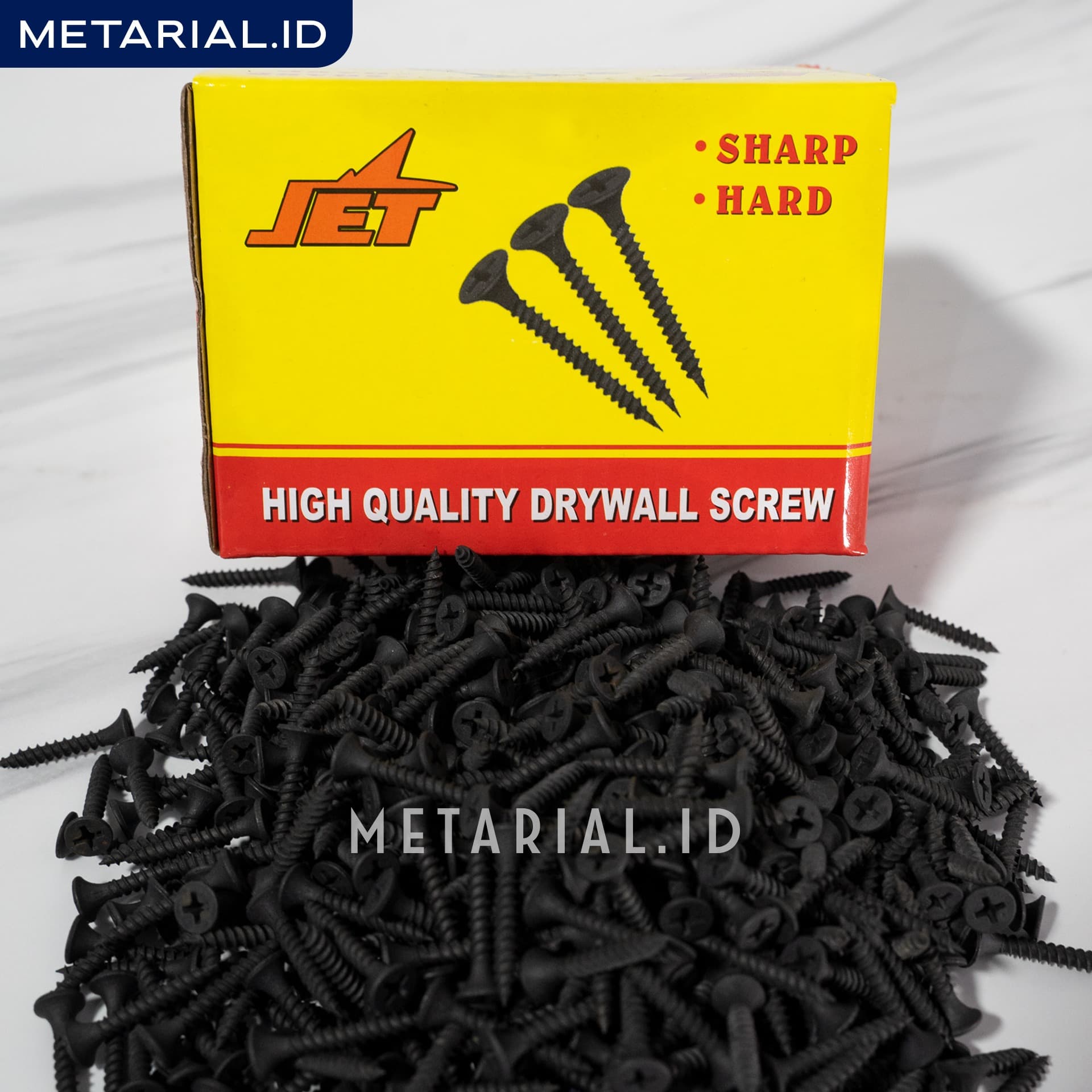 JET Sekrup Gypsum 6x1 / Skrup Kayu / Drywall Screw | Gipsum / PVC / Bangunan