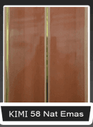 Kimi 58 Nat Emas Plafon PVC