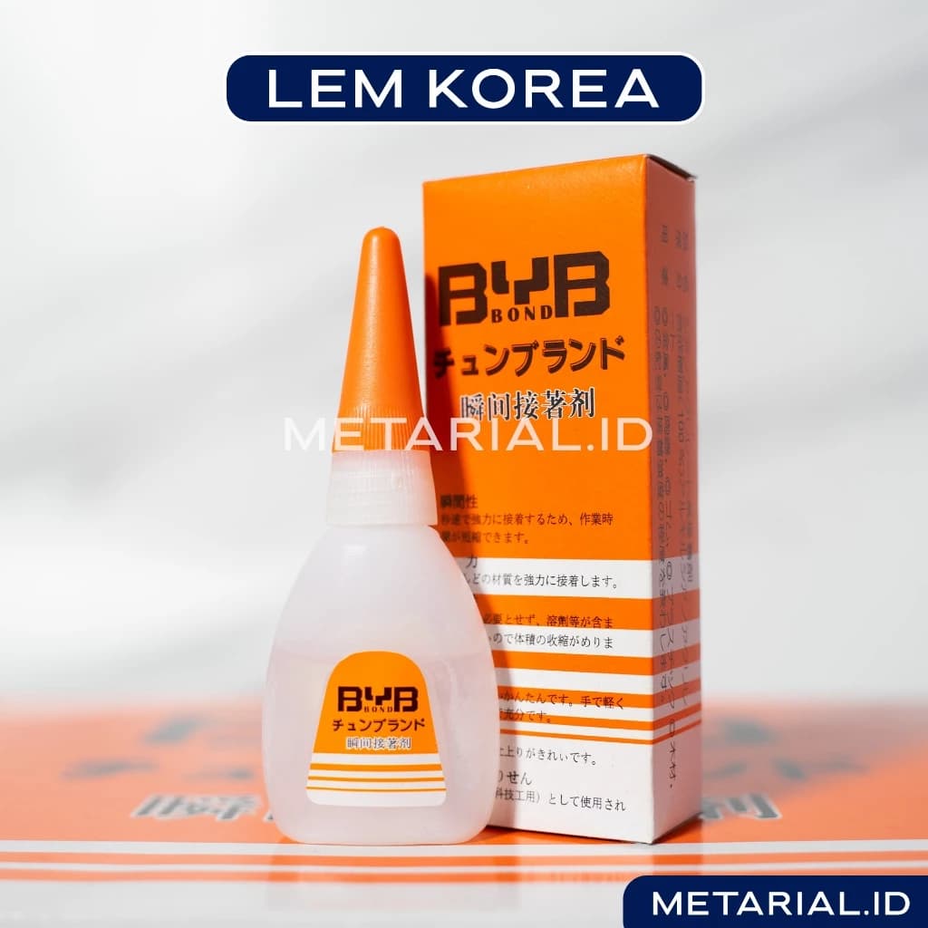 LEM KOREA ORIGINAL LEM SETAN | SUPER GLUE | Perekat Cair | Serba Guna | BYB BOND