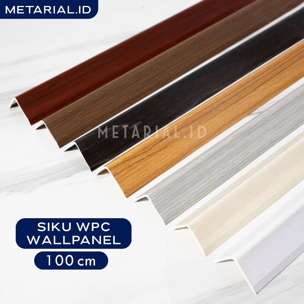 LIST SUDUT SIKU L WPC WALLPANEL/ LIS PENUTUP WPC /TANGGA / LANTAI / 1 METER / [100CM] / [290CM]
