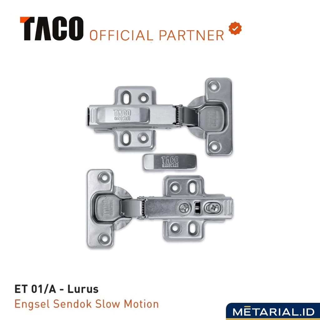 TACO Engsel Sendok Slow Motion ET - 01 A/B PER SET (1 Pasang)