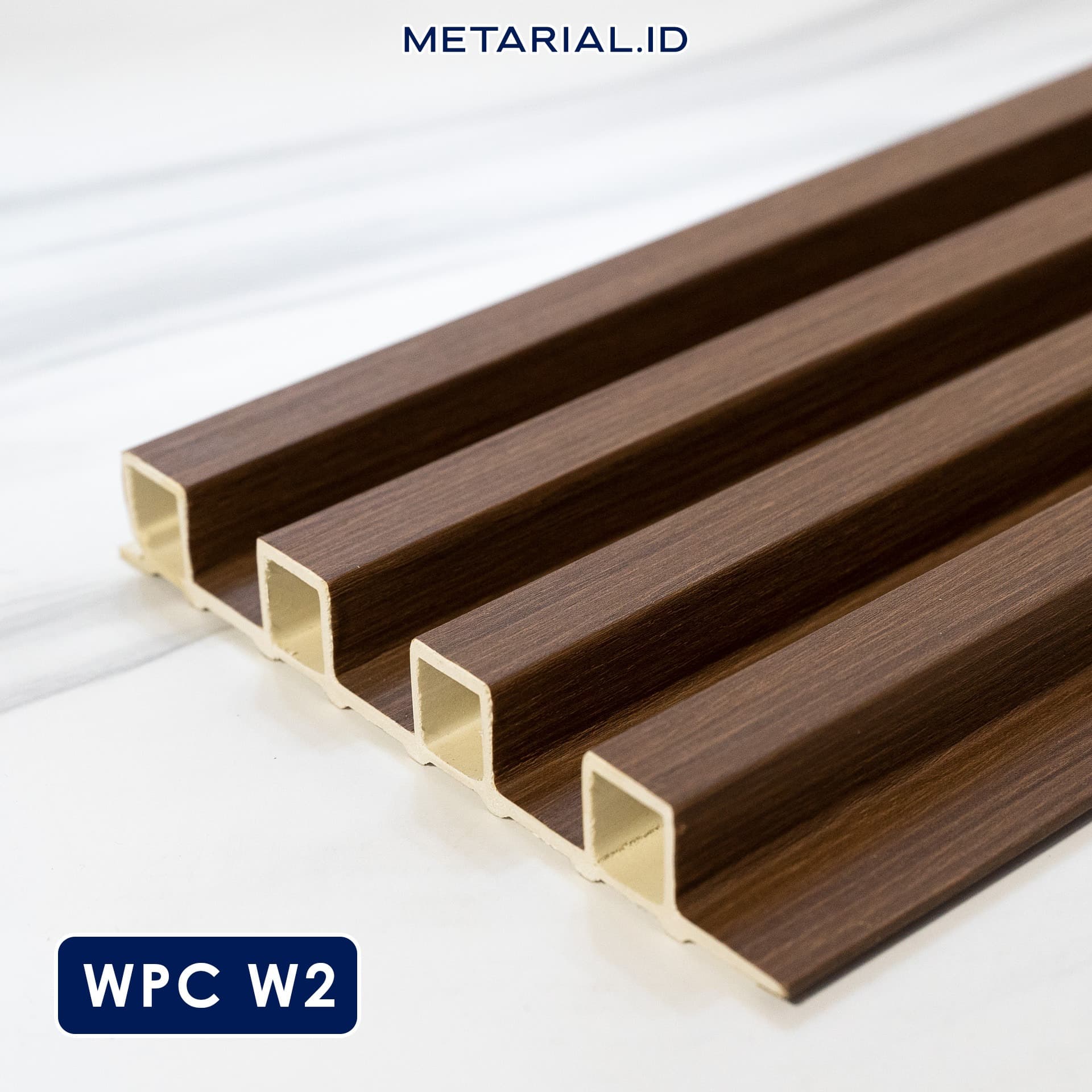 Wood Wall Panel WPC Premium W2 2.9 Meter Dekorasi Dinding | Wood Panel | Motif Kayu 3D | Panel Interior