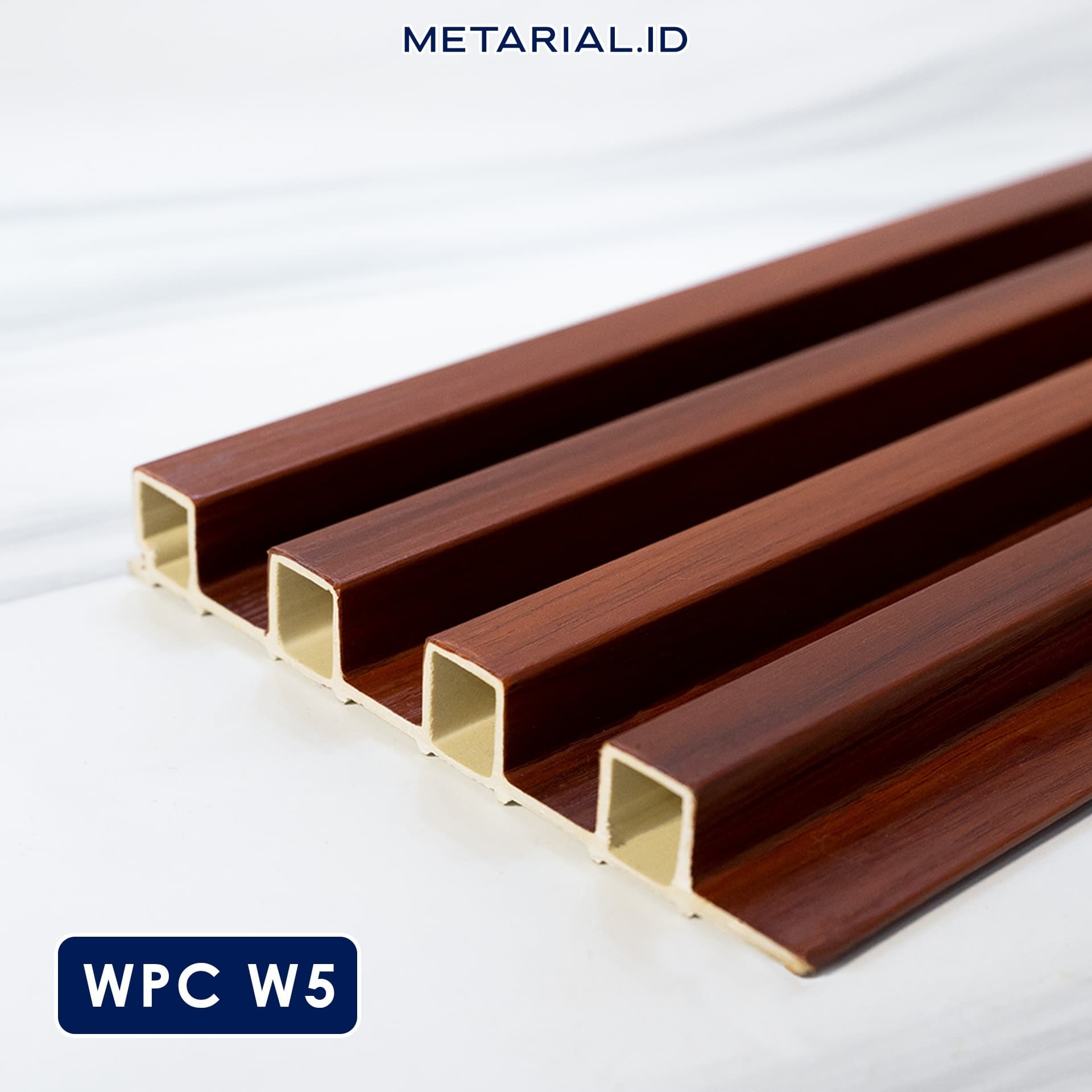 Wood Wall Panel WPC Premium W5 2.9 Meter Dekorasi Dinding | Wood Panel | Motif Kayu 3D | Panel Interior