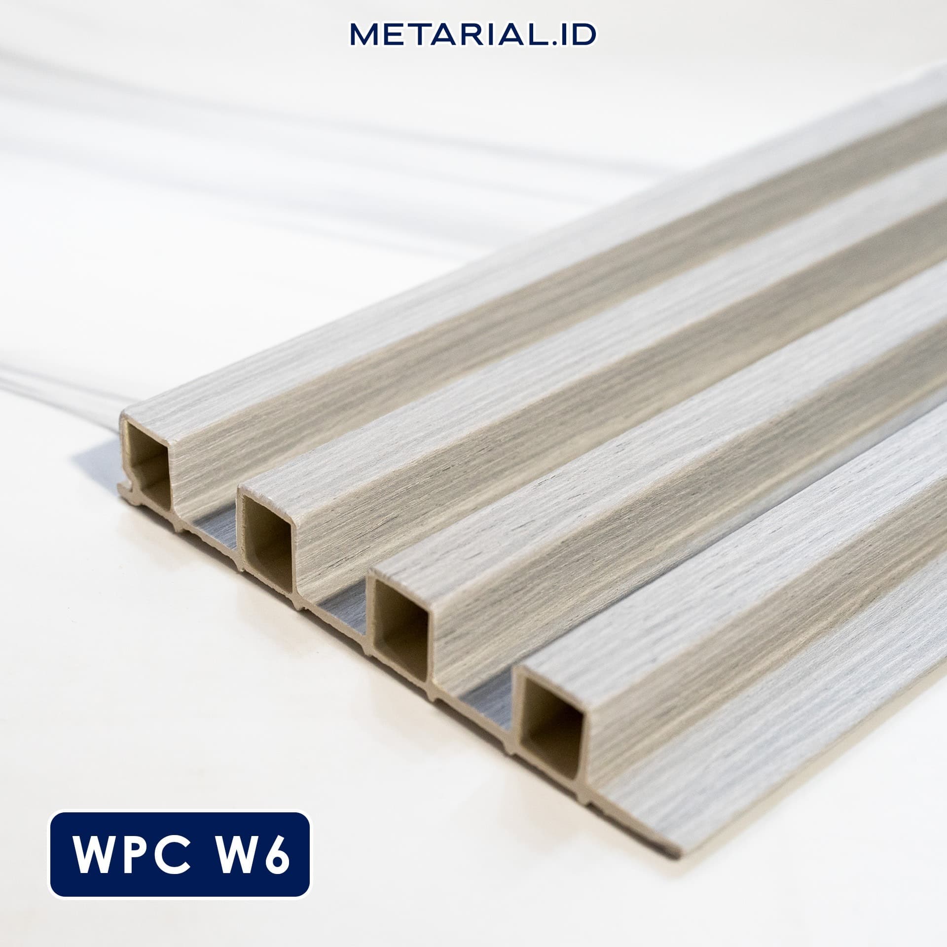 Wood Wall Panel WPC Premium W6 2.9 Meter Dekorasi Dinding | Wood Panel | Motif Kayu 3D | Panel Interior